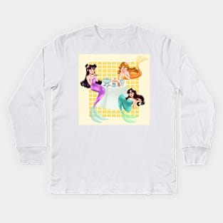 Orange Caramel Kids Long Sleeve T-Shirt